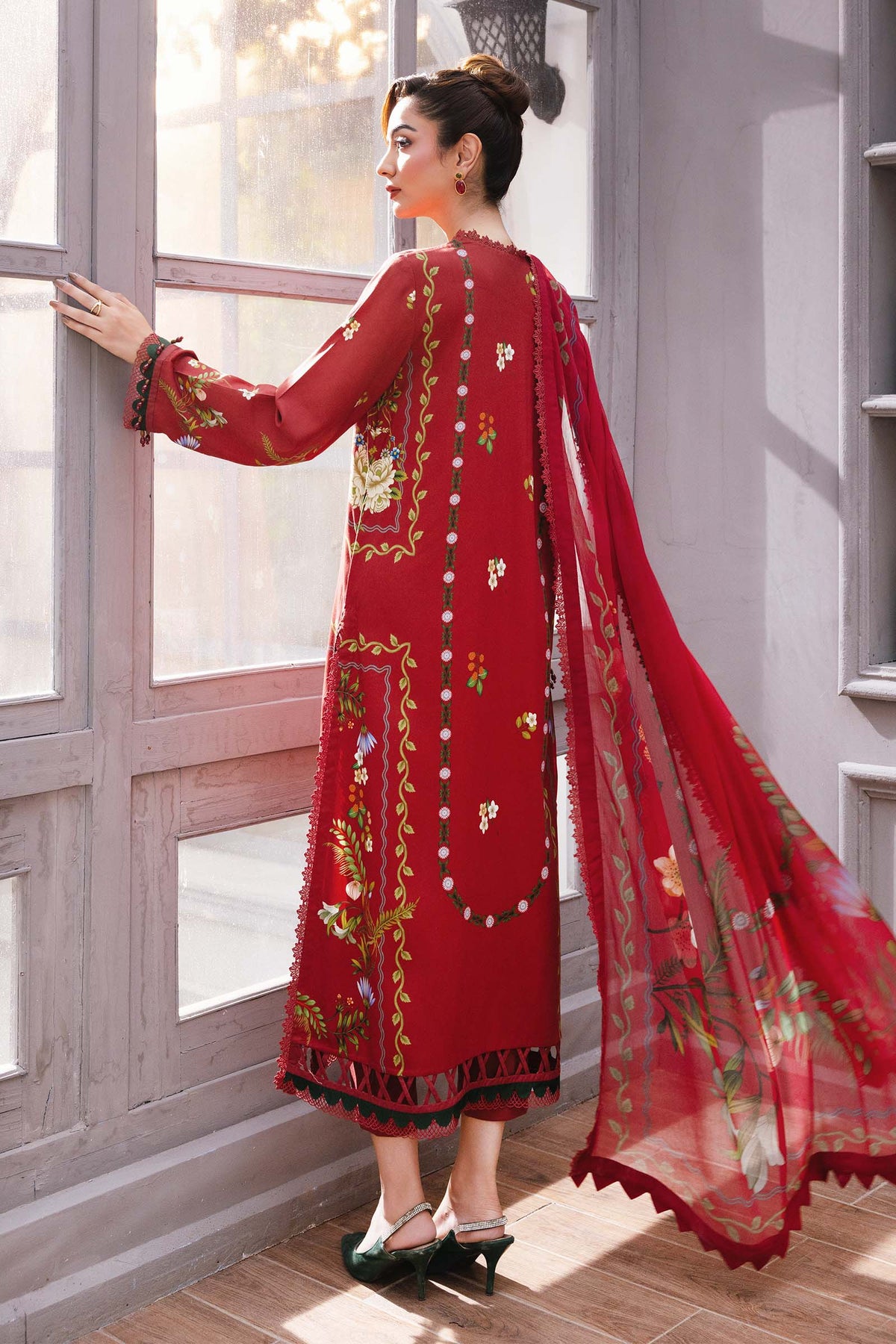 Maria B | Winter Basics 25 | MB-CUS25-1105A by Maria B - Designer Dress - Type : Ladies Clothes - Available at Libayah - 100% Original 