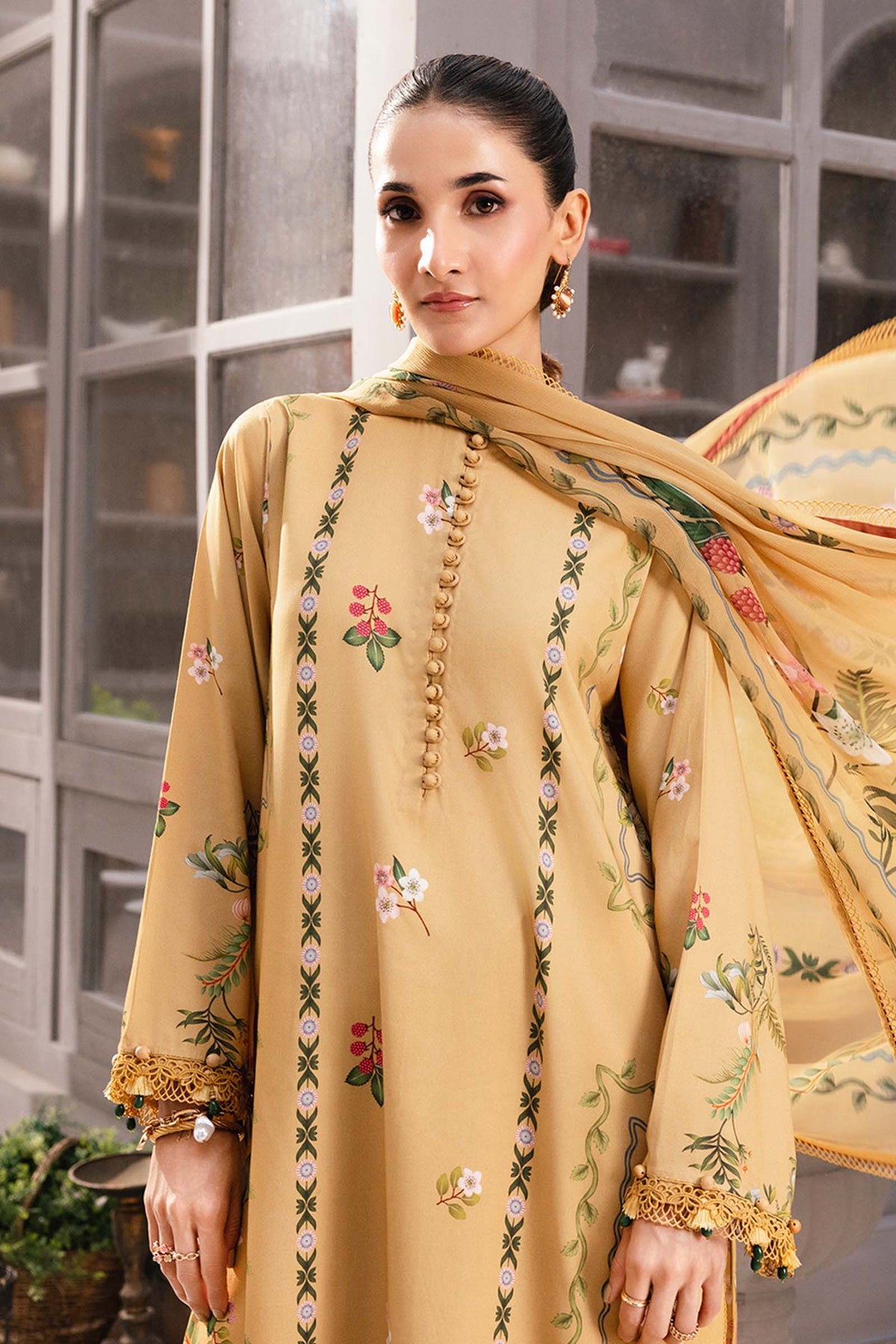 Maria B | Winter Basics 25 | MB-CUS25-1105B by Maria Osama Khan - Designer Dress - Type : Ladies Clothes - Available at Libayah - 100% Original 