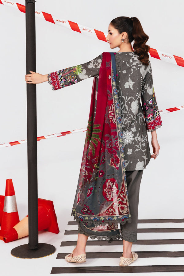 Maria B | Winter Basics 25 | MB-CUS25-1106A by Maria B - Designer Dress - Type : Ladies Clothes - Available at Libayah - 100% Original 