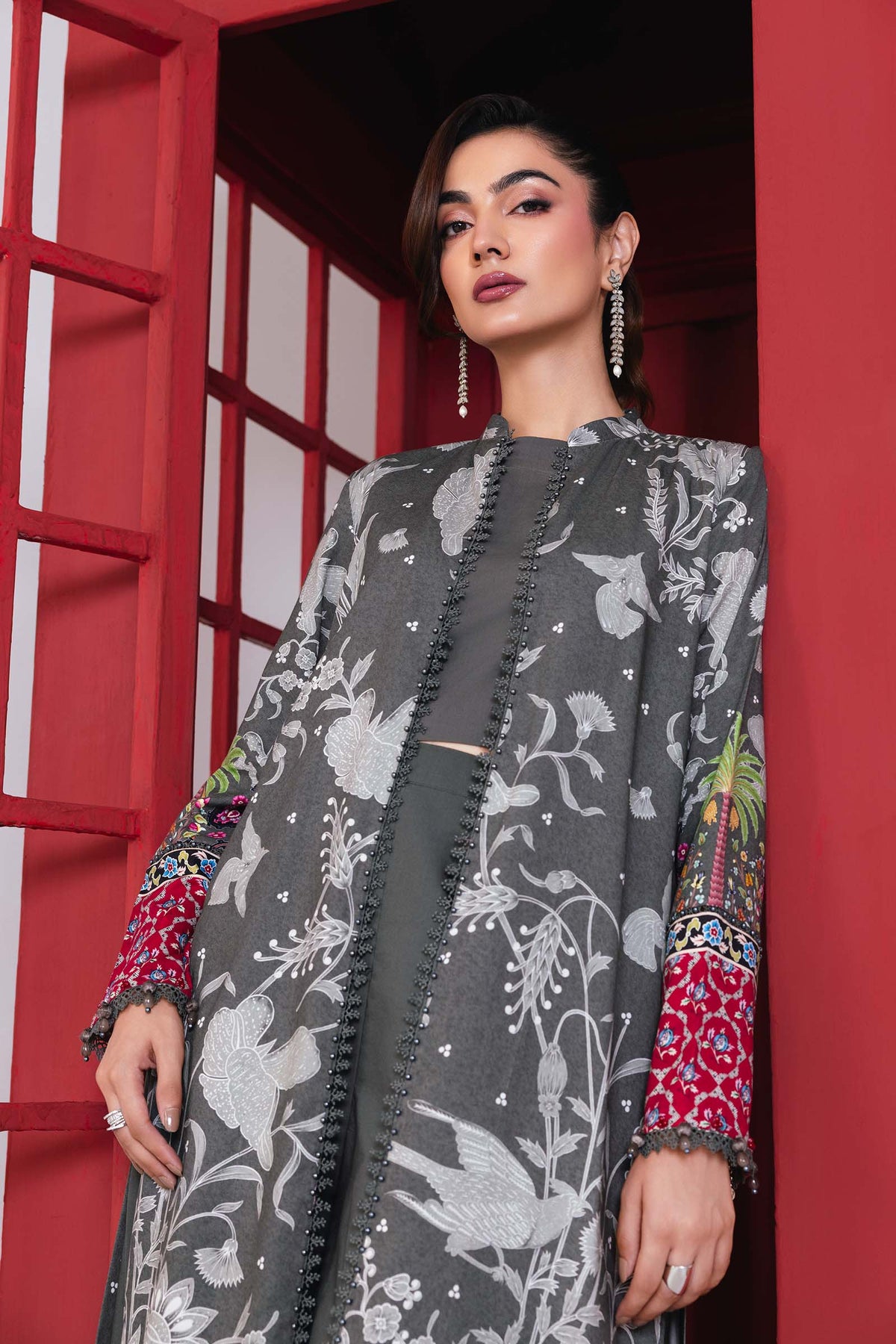 Maria B | Winter Basics 25 | MB-CUS25-1106A by Maria B - Designer Dress - Type : Ladies Clothes - Available at Libayah - 100% Original 