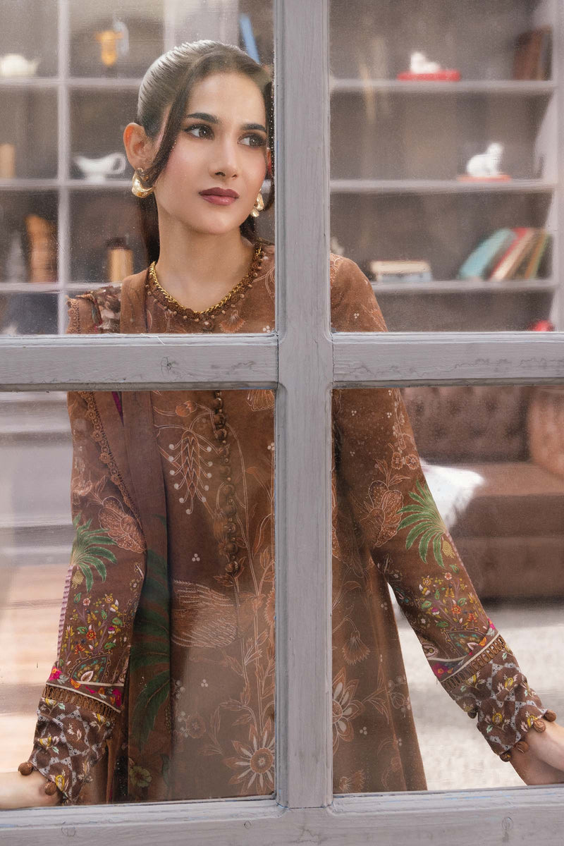 Maria B | Winter Basics 25 | MB-CUS25-1106B by Maria B - Designer Dress - Type : Ladies Clothes - Available at Libayah - 100% Original 