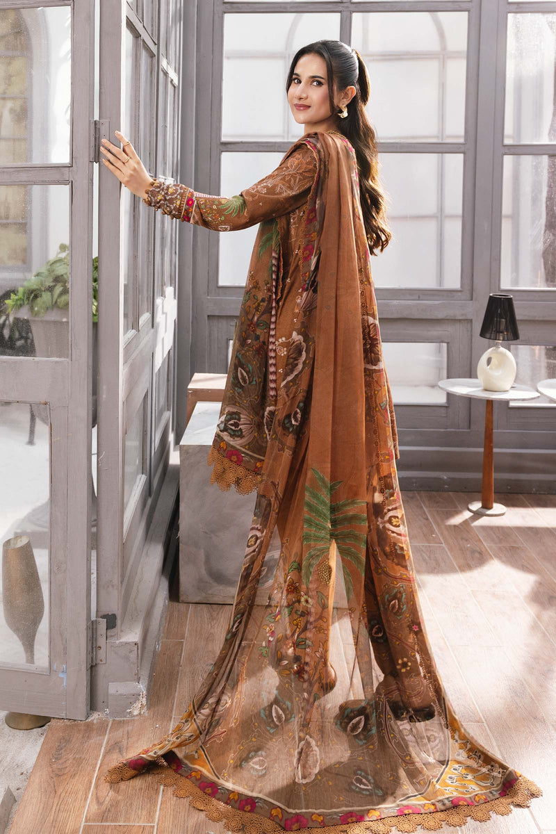 Maria B | Winter Basics 25 | MB-CUS25-1106B by Maria B - Designer Dress - Type : Ladies Clothes - Available at Libayah - 100% Original 