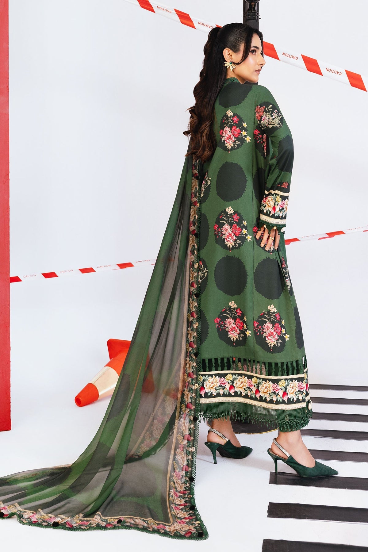 Maria B | Winter Basics 25 |MB-CUS25-1107A by Maria B - Designer Dress - Type : Ladies Clothes - Available at Libayah - 100% Original 