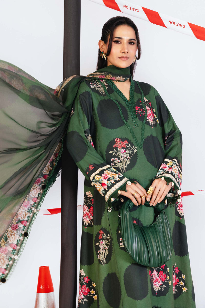 Maria B | Winter Basics 25 |MB-CUS25-1107A by Maria B - Designer Dress - Type : Ladies Clothes - Available at Libayah - 100% Original 