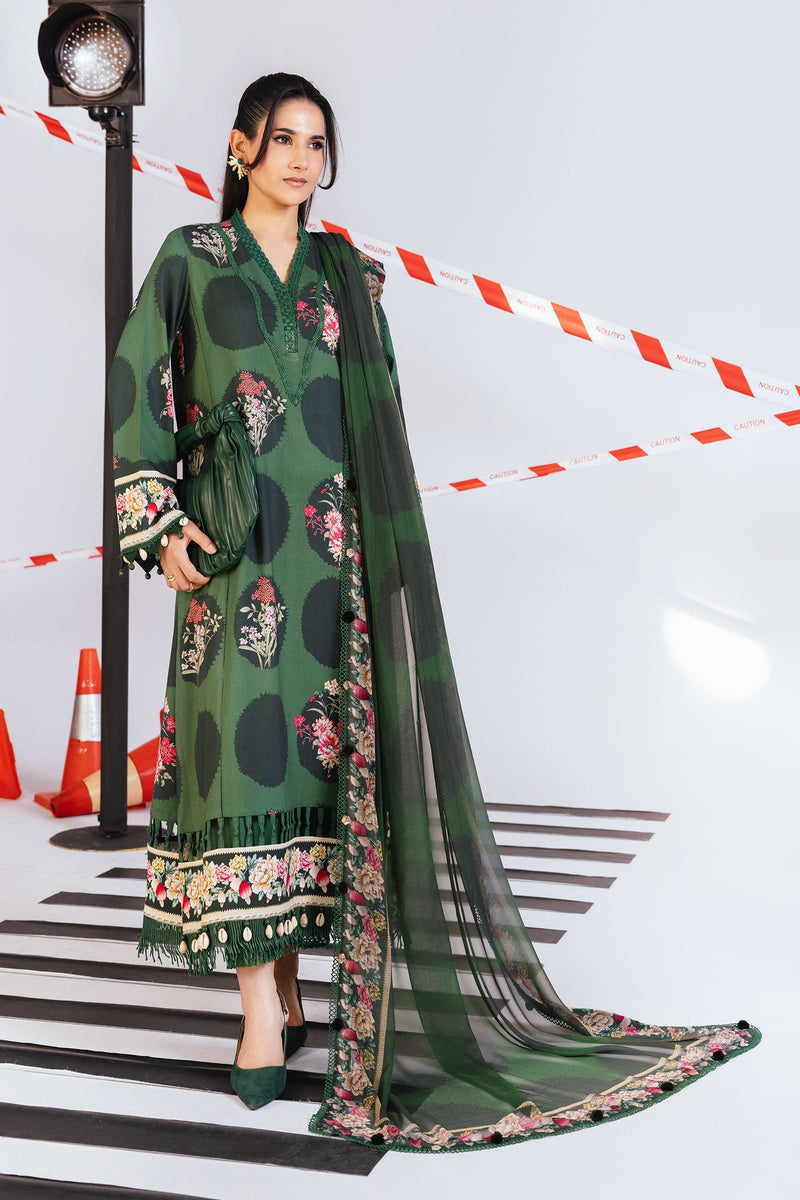 Maria B | Winter Basics 25 |MB-CUS25-1107A by Maria B - Designer Dress - Type : Ladies Clothes - Available at Libayah - 100% Original 