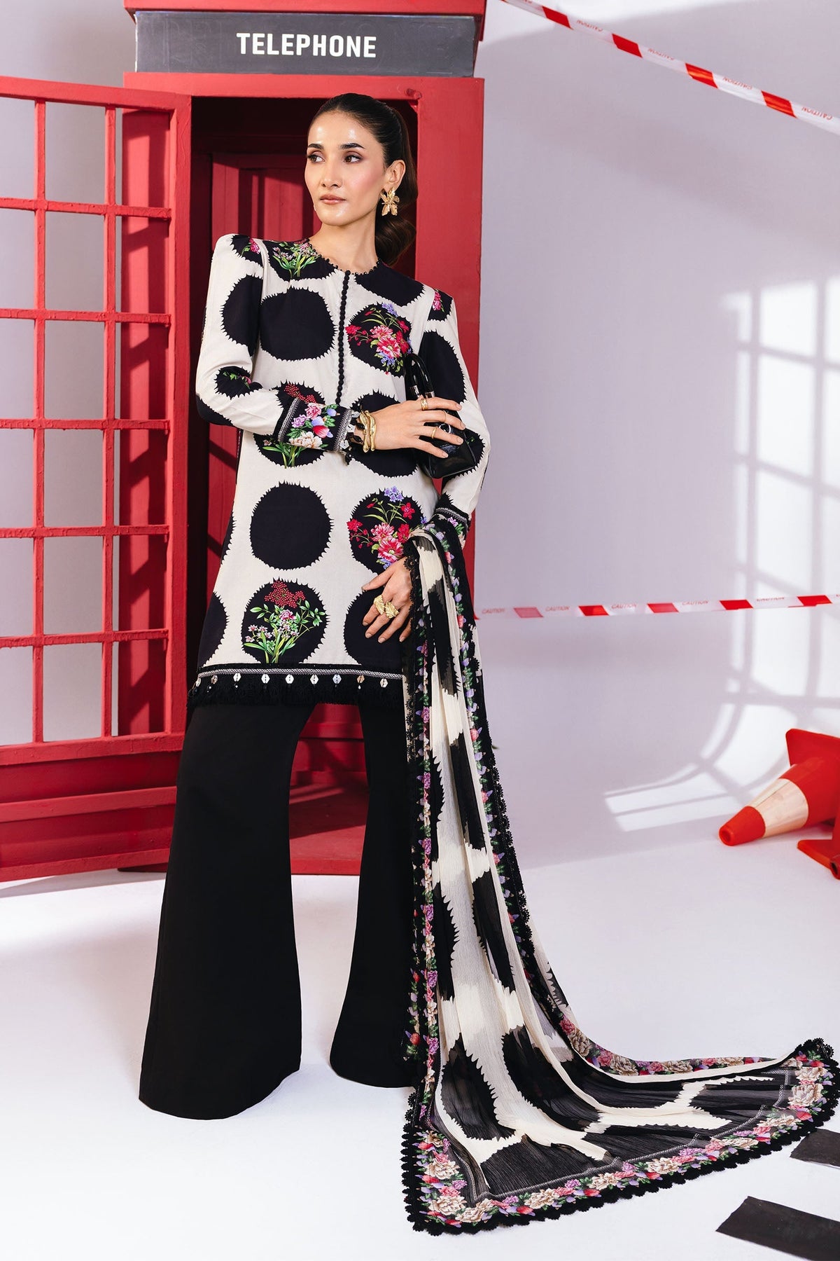 Maria B | Winter Basics 25 | MB-CUS25-1107B by Maria B - Designer Dress - Type : Ladies Clothes - Available at Libayah - 100% Original 