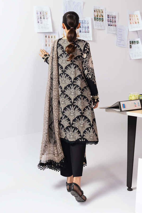 Maria B | Winter Basics 25 | MB-CUS25-1108A by Maria B - Designer Dress - Type : Ladies Clothes - Available at Libayah - 100% Original 