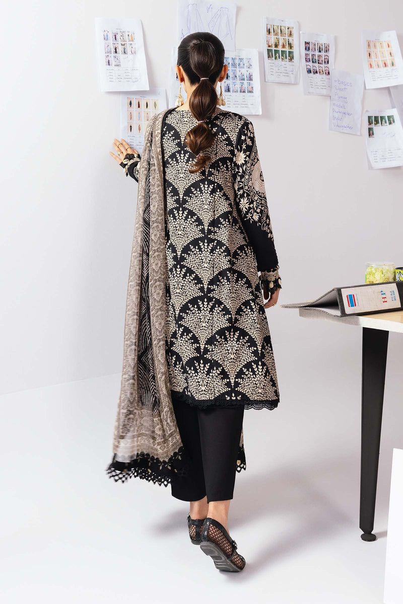 Maria B | Winter Basics 25 | MB-CUS25-1108A by Maria B - Designer Dress - Type : Ladies Clothes - Available at Libayah - 100% Original 