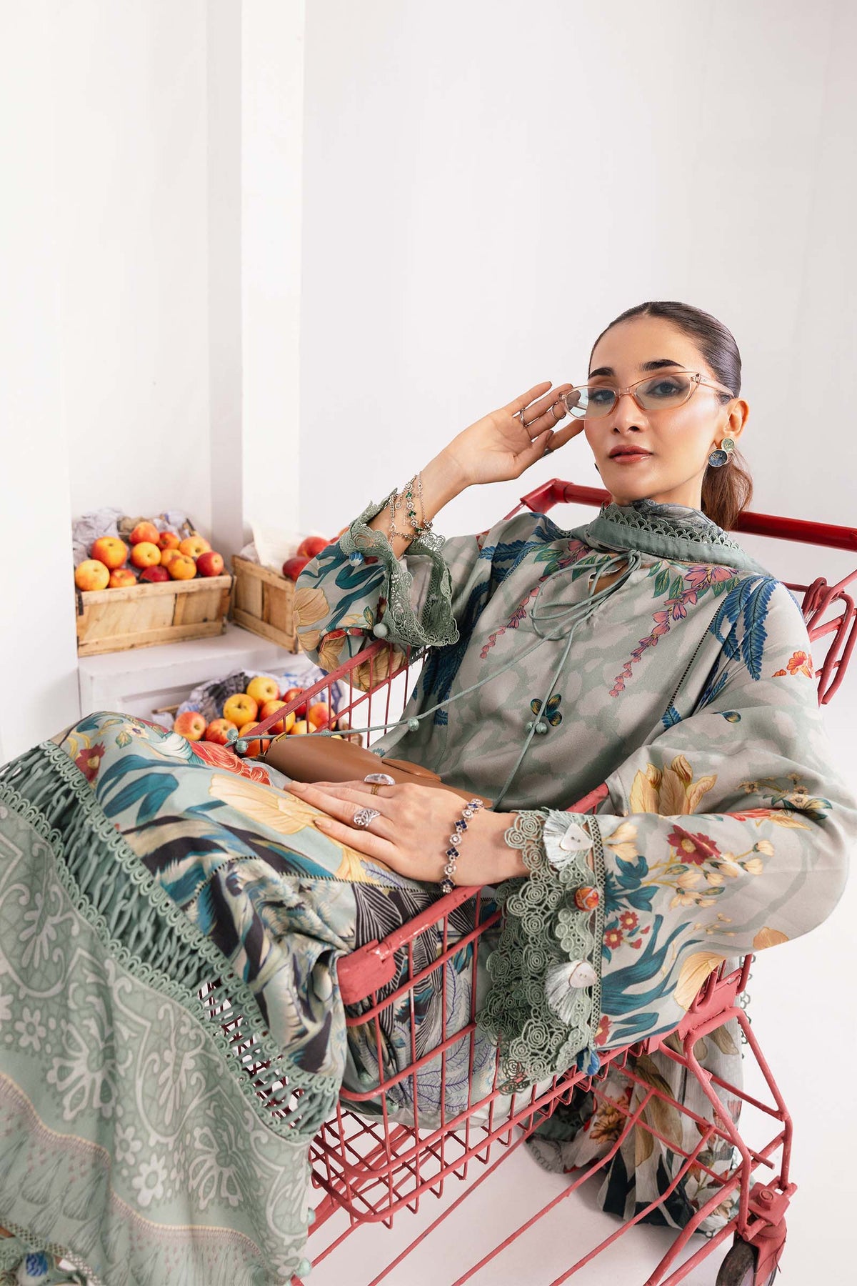 Maria B | Winter Basics 25 | MB-CUS25-1109A by Maria B - Designer Dress - Type : Ladies Clothes - Available at Libayah - 100% Original 