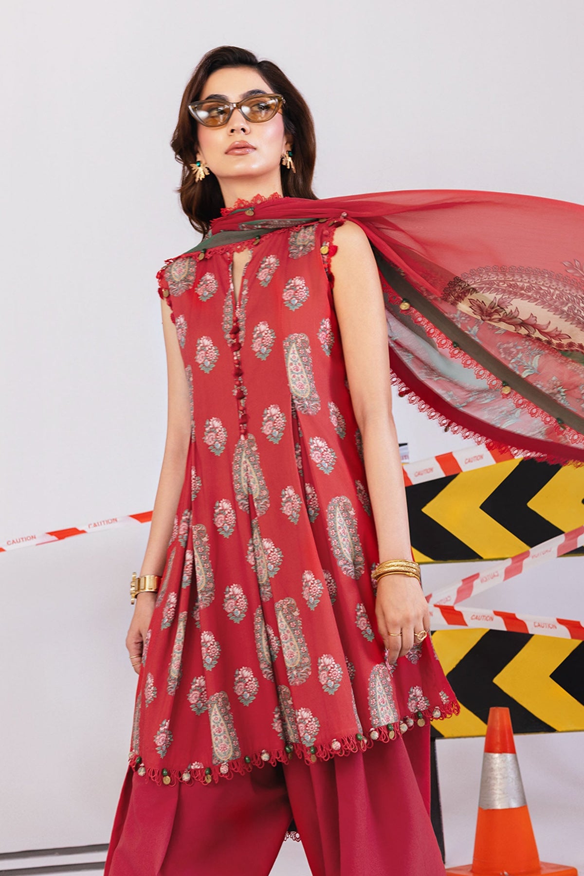 Maria B | Winter Basics 25 |MB-CUS25-1110A by Maria B - Designer Dress - Type : Ladies Clothes - Available at Libayah - 100% Original 