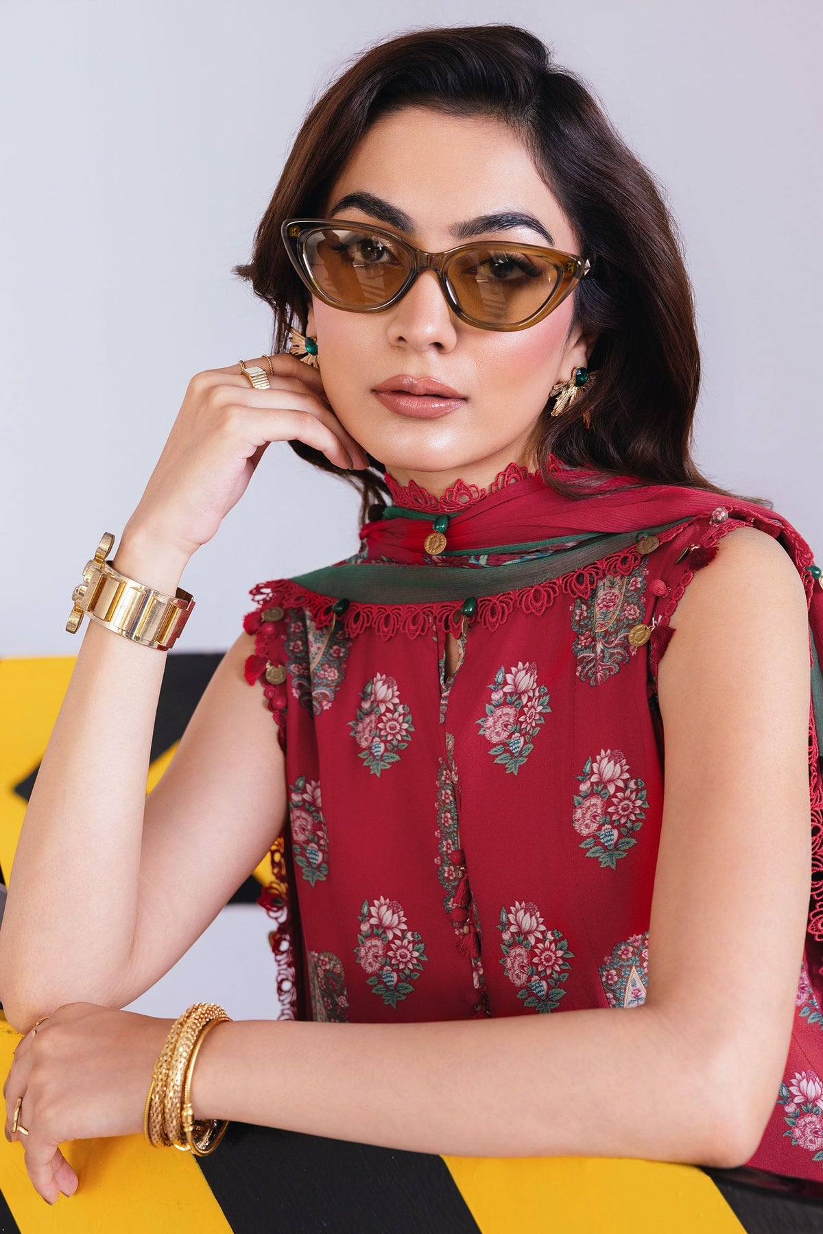 Maria B | Winter Basics 25 |MB-CUS25-1110A by Maria B - Designer Dress - Type : Ladies Clothes - Available at Libayah - 100% Original 