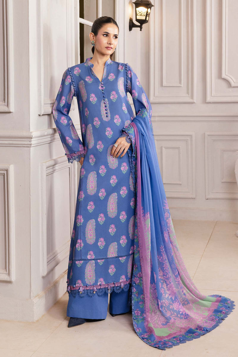 Maria B | Winter Basics 25 | MB-CUS25-1110B by Maria B - Designer Dress - Type : Ladies Clothes - Available at Libayah - 100% Original 