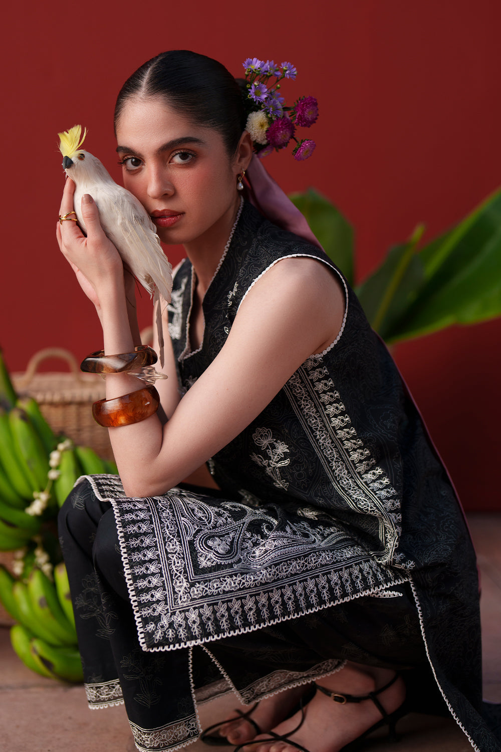 Saira Rizwan | Laanem SS 26 | NERAYA-B-SRL26-07 by Saira Rizwan - Designer Dress  - Type : Ladies Clothes - Available at Libayah - 100% Original 
