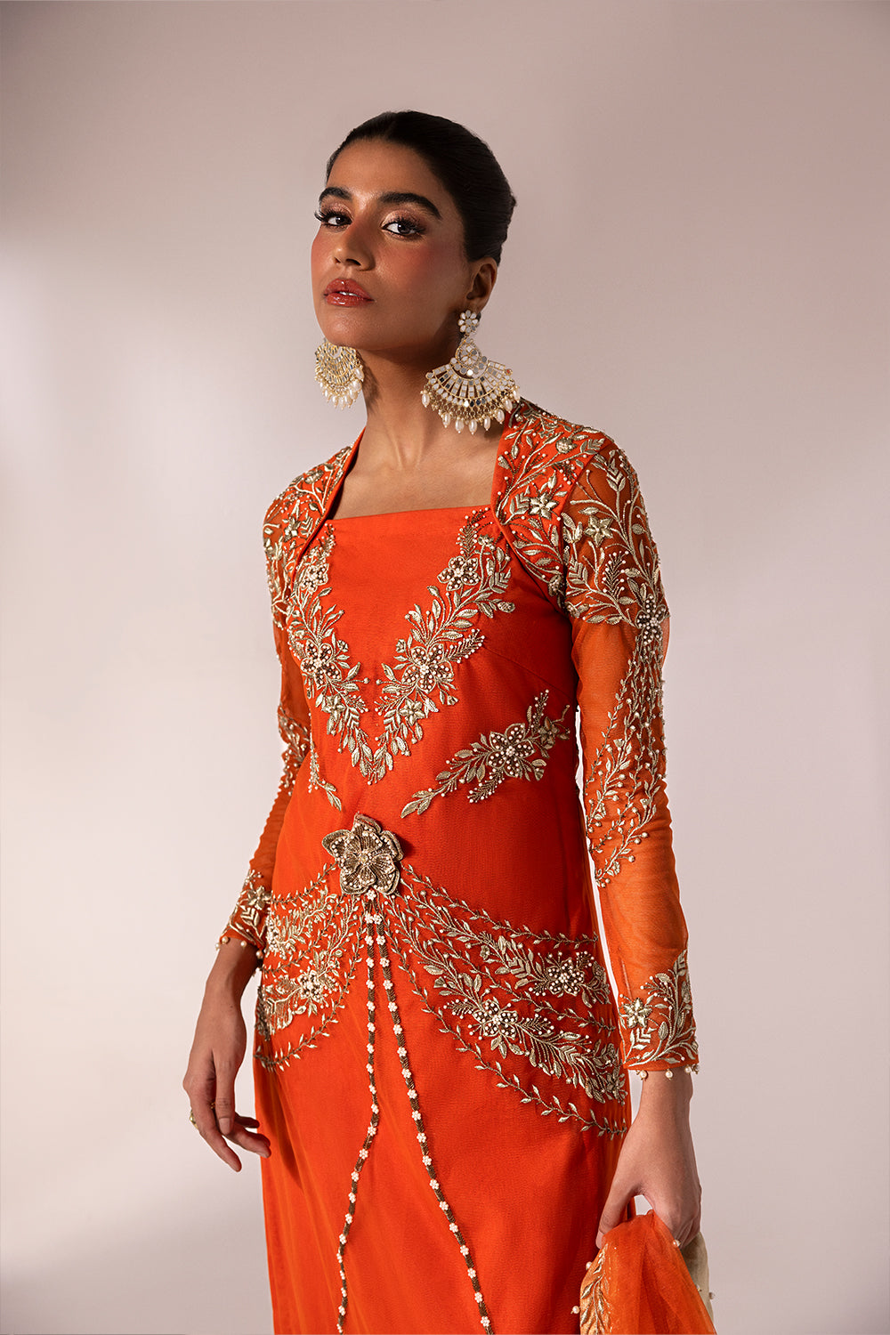 Caia | Regine Luxury Formal 23 | TANGERINE by Caia - Designer Dress - Type: Ladies Clothes - Available at Libayah - 100% Original