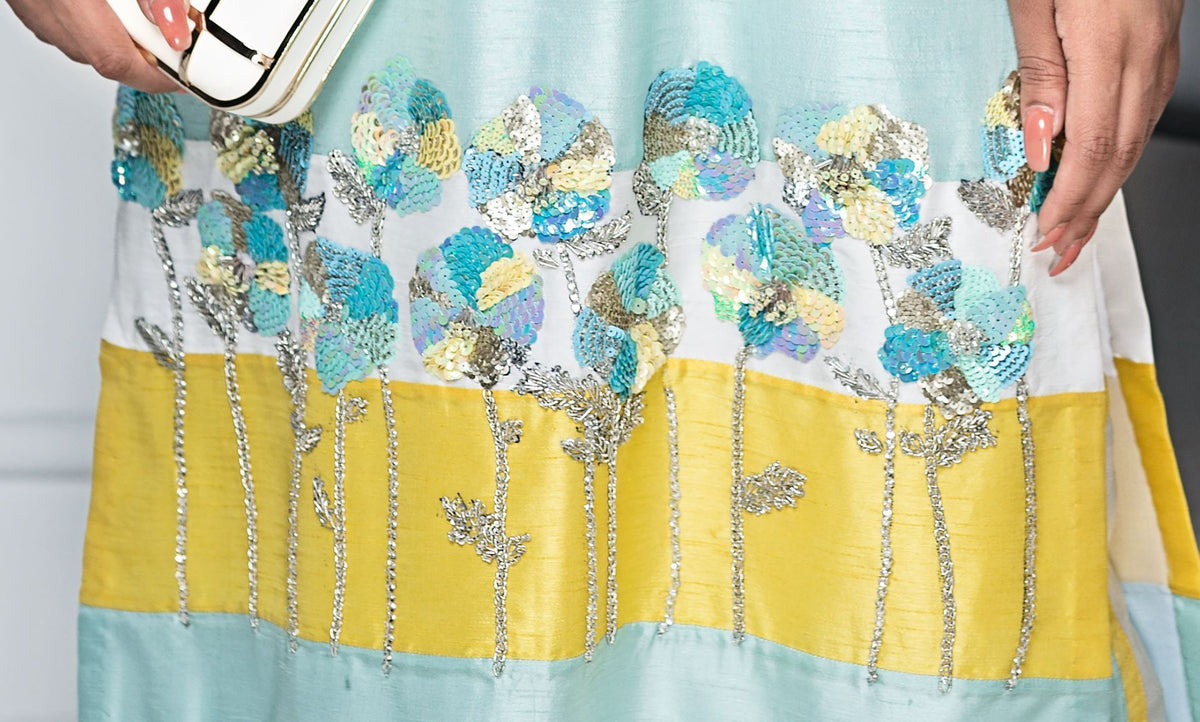 Hana | Eclectic Ready to Wear | Blue Lagoon by Hana - Designer Dress - Type: Ladies Clothes - Available at Libayah - 100% Original