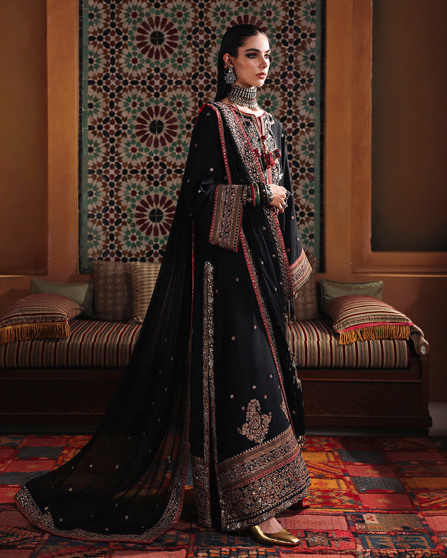 Mushq | Nuvera Rawsilk | Carmine Jewel by Mushq - Designer Dress  - Type : Ladies Clothes - Available at Libayah - 100% Original 