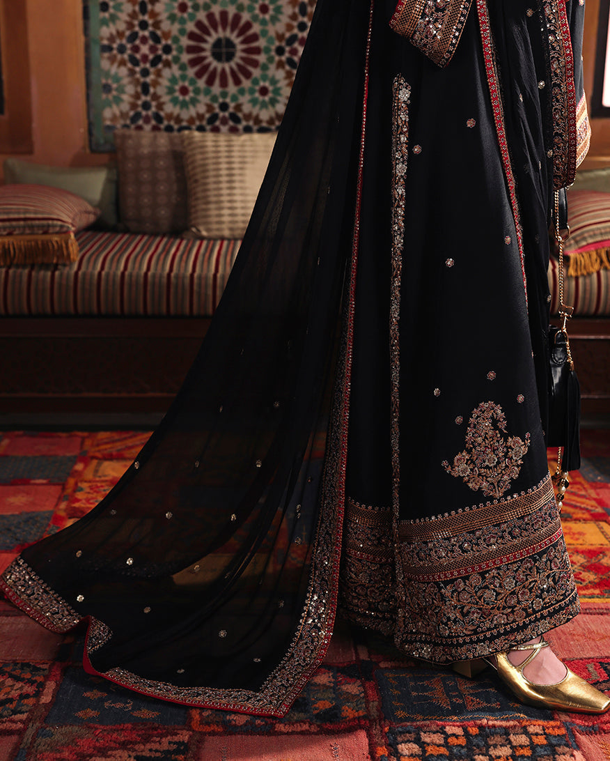 Mushq | Nuvera Rawsilk | Carmine Jewel by Mushq - Designer Dress  - Type : Ladies Clothes - Available at Libayah - 100% Original 