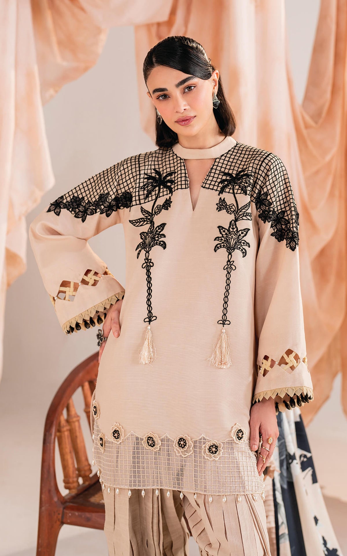 Asifa and Nabeel | Winter Meraki 24 | Cascade-MW-13 by Asifa and Nabeel - Designer Dress - Type: Ladies Clothes - Available at Libayah - 100% Original