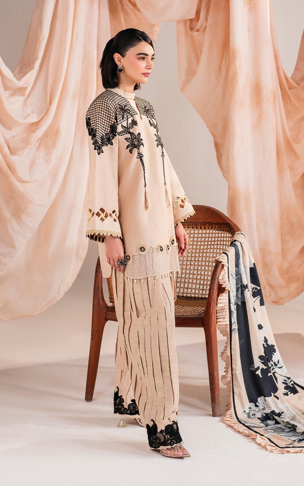 Asifa and Nabeel | Winter Meraki 24 | Cascade-MW-13 by Asifa and Nabeel - Designer Dress - Type: Ladies Clothes - Available at Libayah - 100% Original