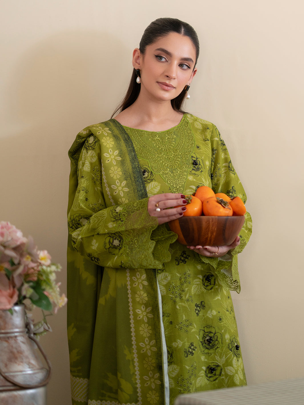 Mahnur | Leila Winter 24 |  Cedar by Mahnur - Designer Dress - Type: Ladies Clothes - Available at Libayah - 100% Original