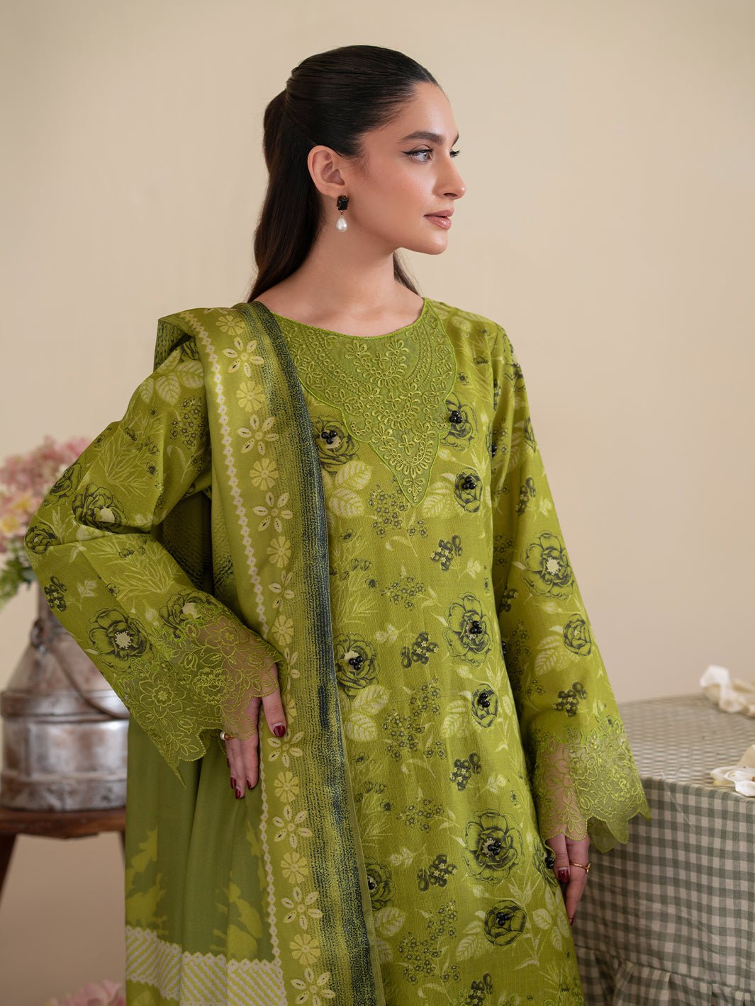 Mahnur | Leila Winter 24 |  Cedar by Mahnur - Designer Dress - Type: Ladies Clothes - Available at Libayah - 100% Original