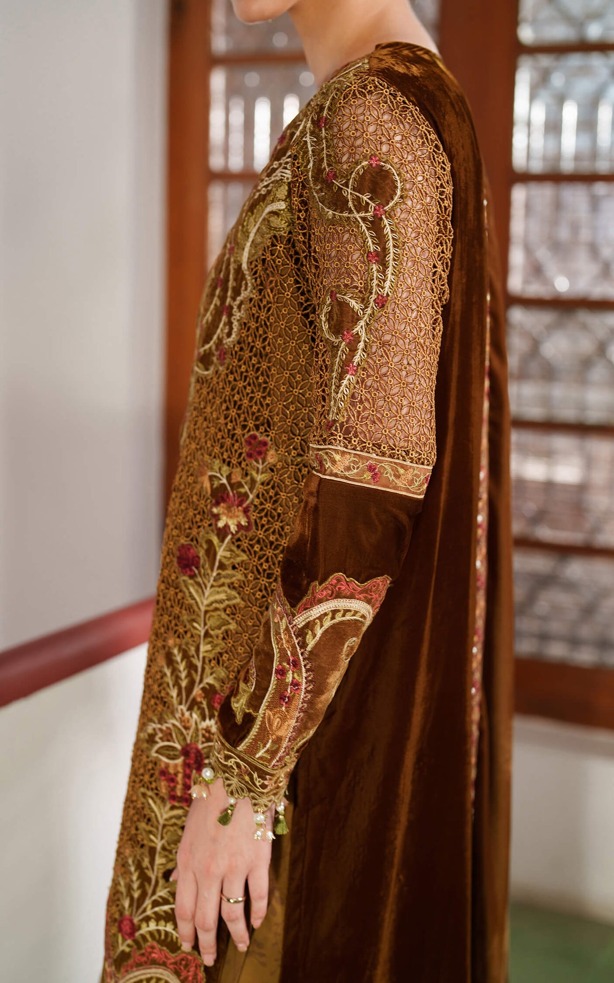 Asifa and Nabeel | Pashmina Luxe 25 |Cedar LWC25-08 by Asifa and Nabeel - Designer Dress - Type : Ladies Clothes - Available at Libayah - 100% Original 