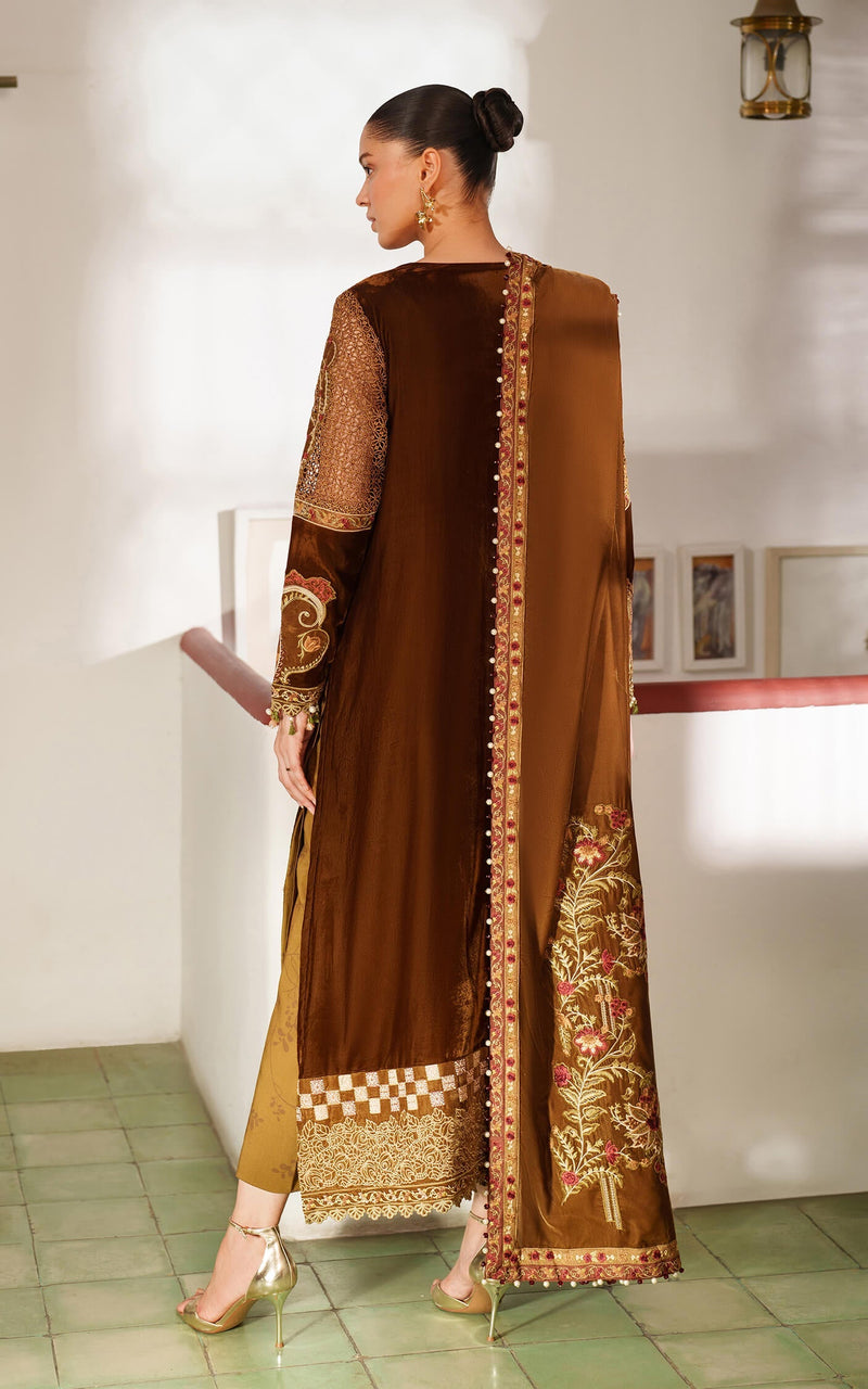 Asifa and Nabeel | Pashmina Luxe 25 |Cedar LWC25-08 by Asifa and Nabeel - Designer Dress - Type : Ladies Clothes - Available at Libayah - 100% Original 
