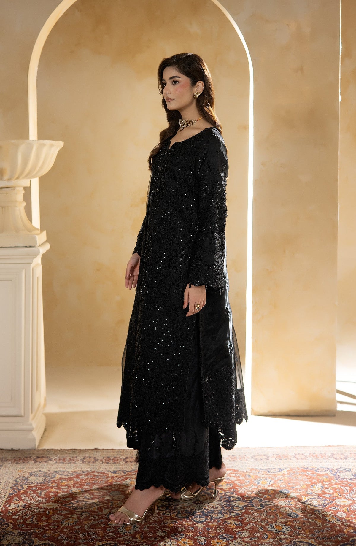 Imrozia Premium | Aurelia Formals 26 | JF-38 B Celeste by Imrozia Premium - Designer Dress  - Type : Ladies Clothes - Available at Libayah - 100% Original 