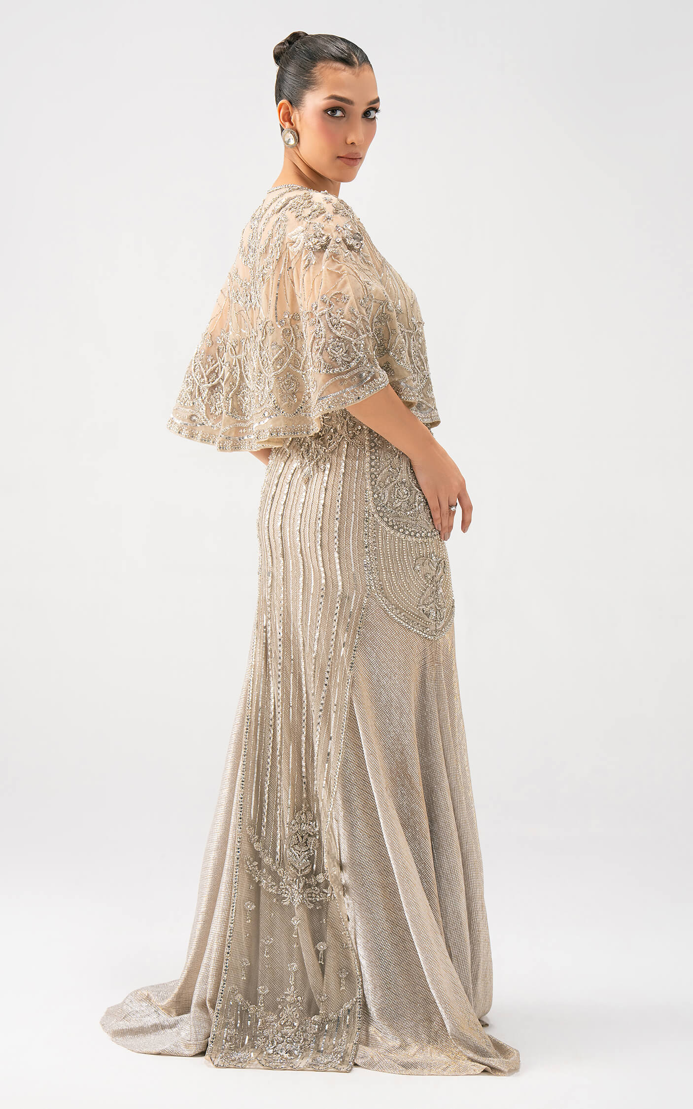 Asifa and Nabeel | Lyle Luxury Formals 25 | Celeste Embellished Gown by Asifa and Nabeel - Designer Dress  - Type : Ladies Clothes - Available at Libayah - 100% Original 