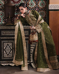 Mushq | Nuvera Rawsilk | Celestia Crown by Mushq - Designer Dress  - Type : Ladies Clothes - Available at Libayah - 100% Original 