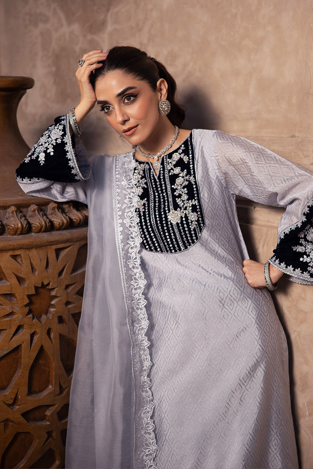 Azure | Vogue Formals | Celestial Silver by Azure - Designer Dress - Type: Ladies Clothes - Available at Libayah - 100% Original