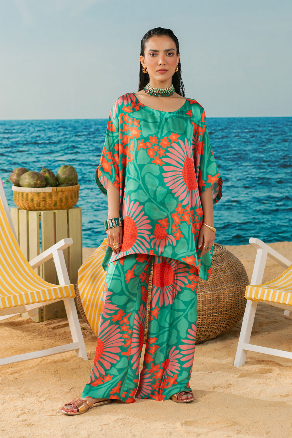 Afsanah | The Print Edit | AP-216 by Afsanah - Designer Dress  - Type : Ladies Clothes - Available at Libayah - 100% Original 