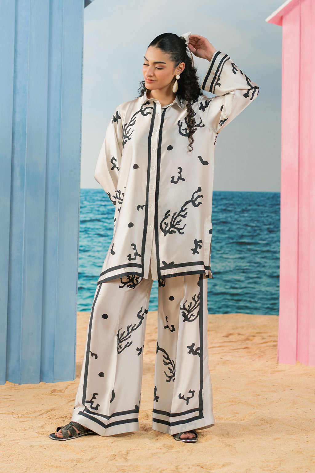 Afsanah | The Print Edit | AP-209 by Afsanah - Designer Dress  - Type : Ladies Clothes - Available at Libayah - 100% Original 