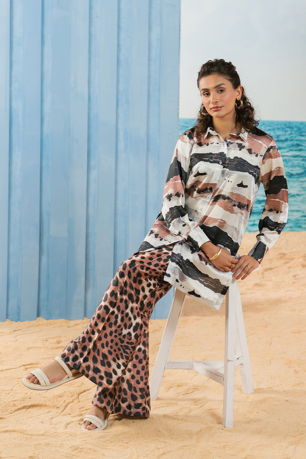 Afsanah | The Print Edit | AP-211 by Afsanah - Designer Dress  - Type : Ladies Clothes - Available at Libayah - 100% Original 
