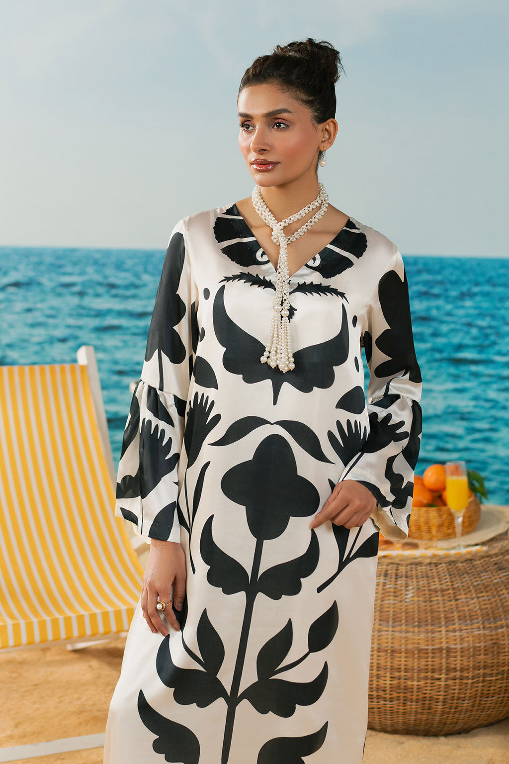 Afsanah | The Print Edit | AP-215 by Afsanah - Designer Dress  - Type : Ladies Clothes - Available at Libayah - 100% Original 