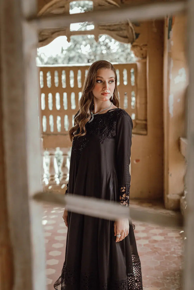 Azure | Embroidered Formals | Charcoal Muse by Azure - Designer Dress - Type: Ladies Clothes - Available at Libayah - 100% Original