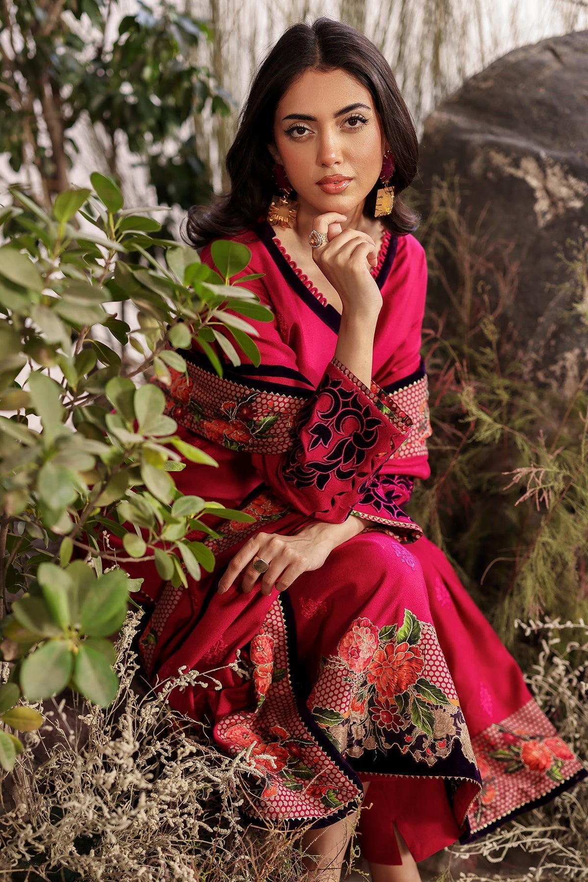 Charizma | Poshima Shawl | PS4-21 by Charizma - Designer Dress - Type: Ladies Clothes - Available at Libayah - 100% Original