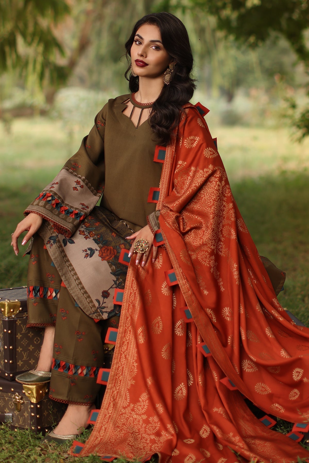 Charizma | Signature C Print |  SPW4-03 by Charizma - Designer Dress - Type: Ladies Clothes - Available at Libayah - 100% Original