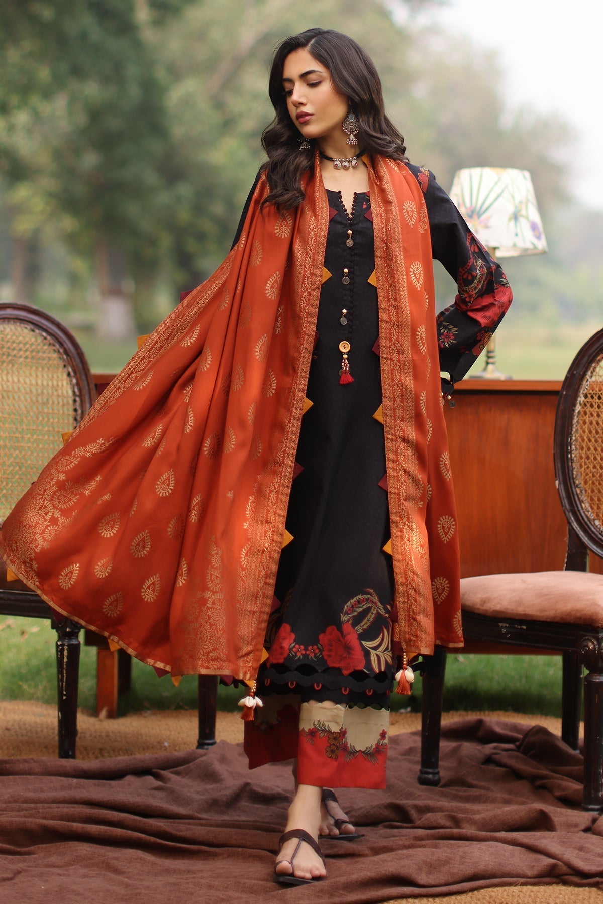 Charizma | Signature C Print |  SPW4-08 by Charizma - Designer Dress - Type: Ladies Clothes - Available at Libayah - 100% Original