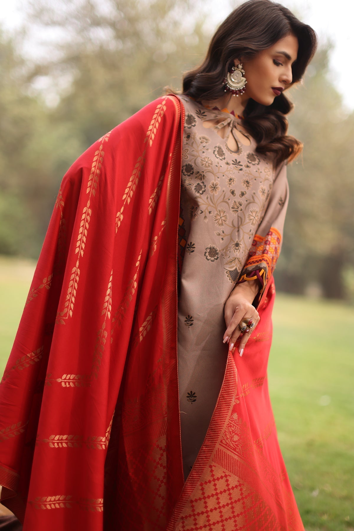 Charizma | Signature C Print |  SPW4-07 by Charizma - Designer Dress - Type: Ladies Clothes - Available at Libayah - 100% Original