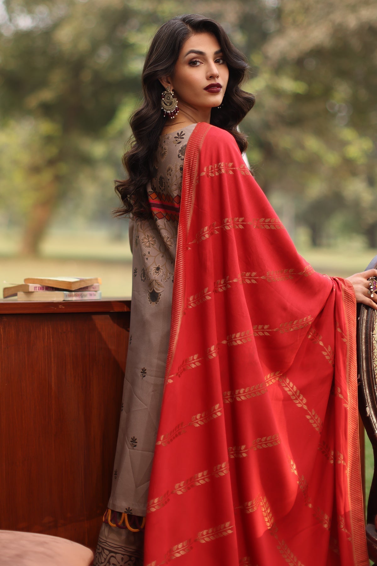 Charizma | Signature C Print |  SPW4-07 by Charizma - Designer Dress - Type: Ladies Clothes - Available at Libayah - 100% Original