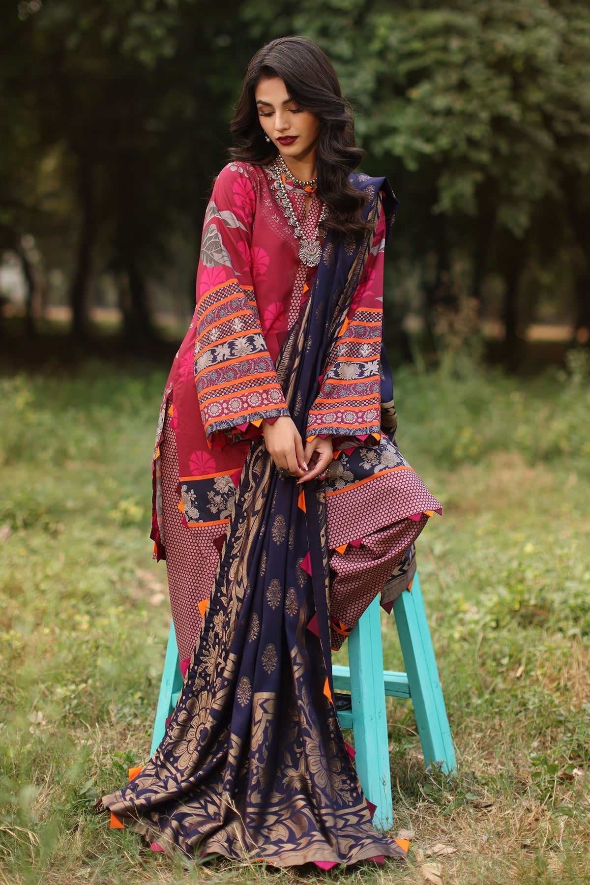 Charizma | Signature C Print |  SPW4-02 by Charzima - Designer Dress - Type: Ladies Clothes - Available at Libayah - 100% Original