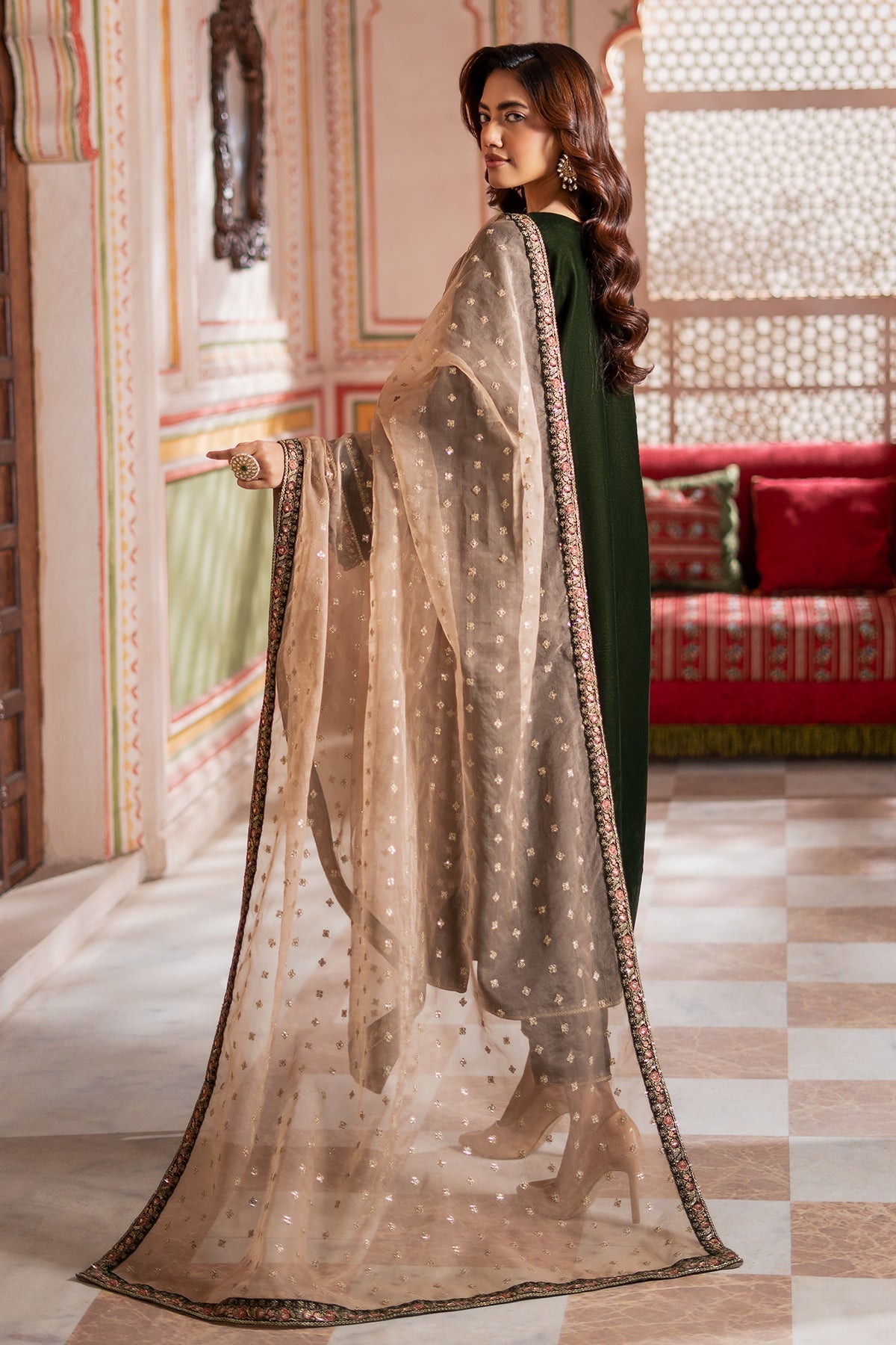 Charizma | Signora Velvet | CVT4-16 by Charizma - Designer Dress - Type: Ladies Clothes - Available at Libayah - 100% Original