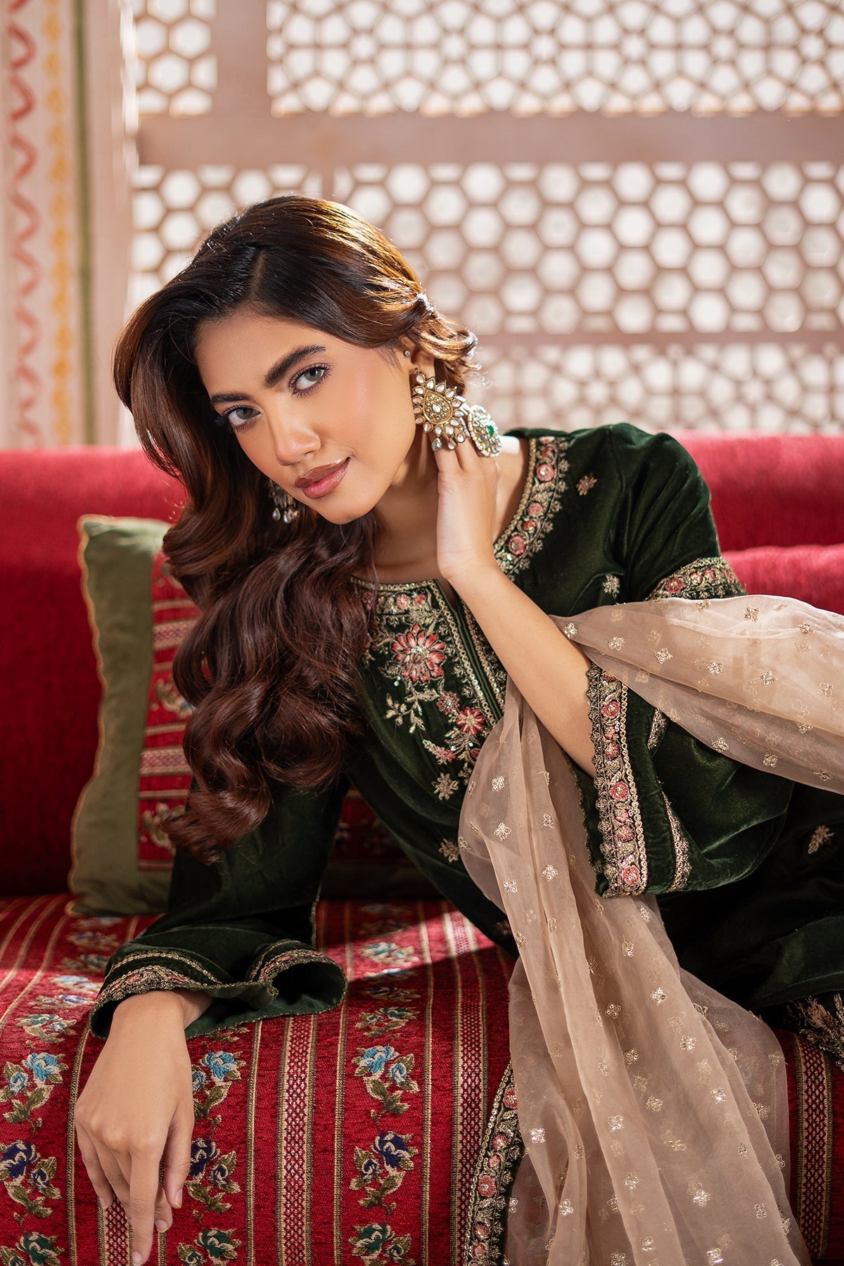 Charizma | Signora Velvet | CVT4-16 by Charizma - Designer Dress - Type: Ladies Clothes - Available at Libayah - 100% Original