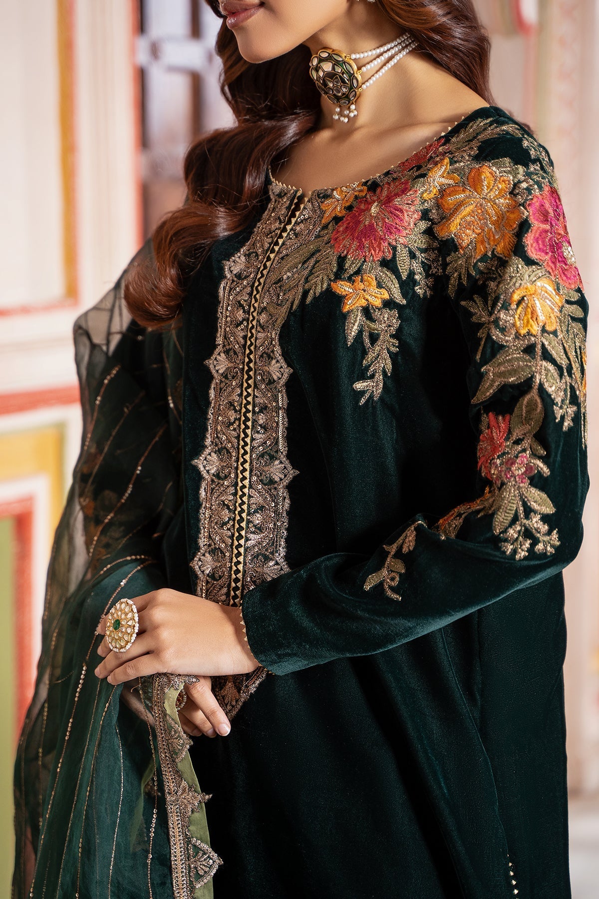 Charizma | Signora Velvet | CVT4-20 by Charizma - Designer Dress - Type: Ladies Clothes - Available at Libayah - 100% Original