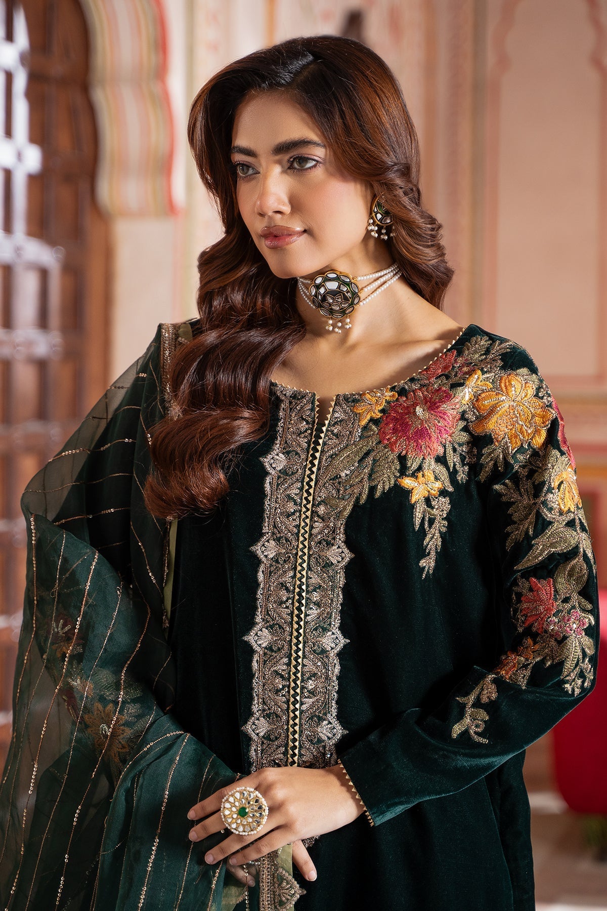 Charizma | Signora Velvet | CVT4-20 by Charizma - Designer Dress - Type: Ladies Clothes - Available at Libayah - 100% Original