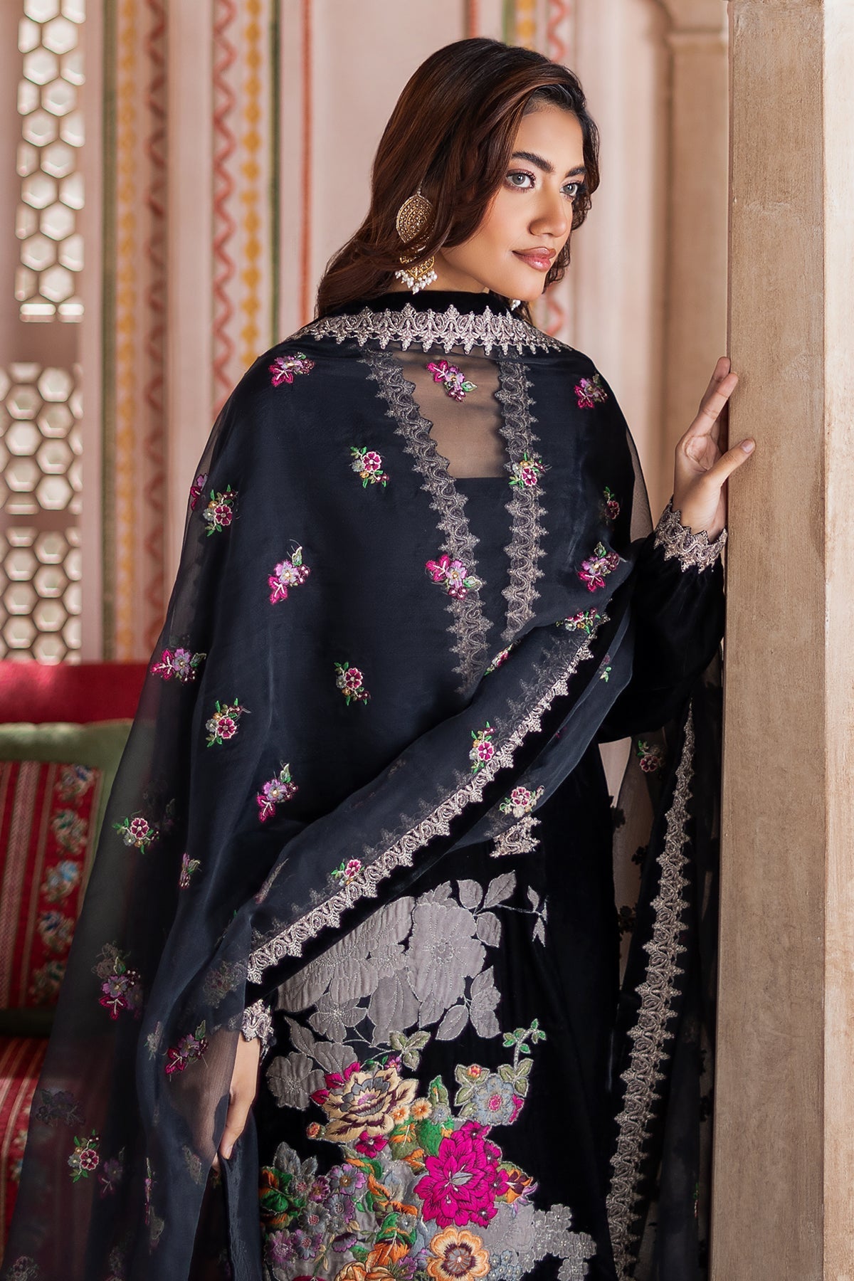 Charizma | Signora Velvet | CVT4-18 by Charizma - Designer Dress - Type: Ladies Clothes - Available at Libayah - 100% Original