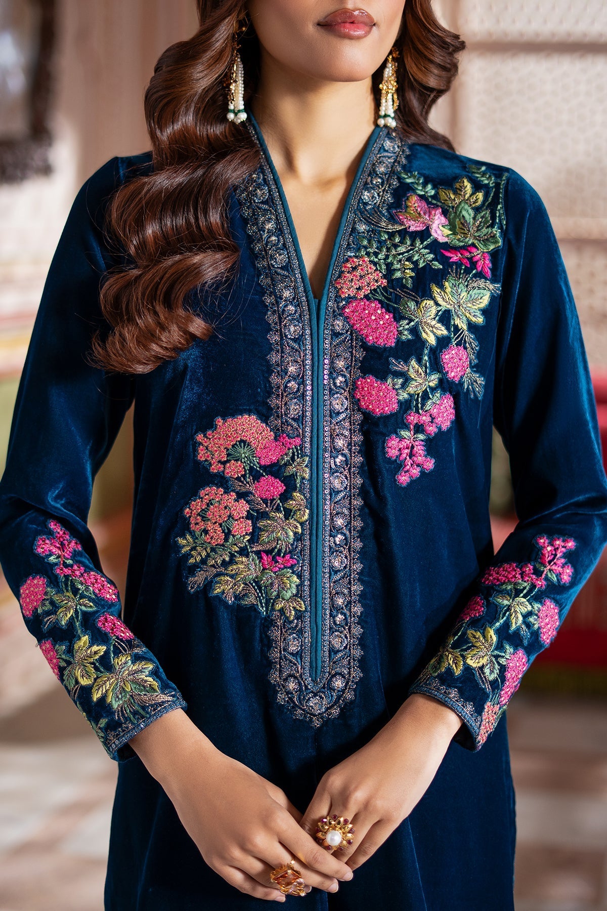 Charizma | Signora Velvet | CVT4-22 by Charizma - Designer Dress - Type: Ladies Clothes - Available at Libayah - 100% Original