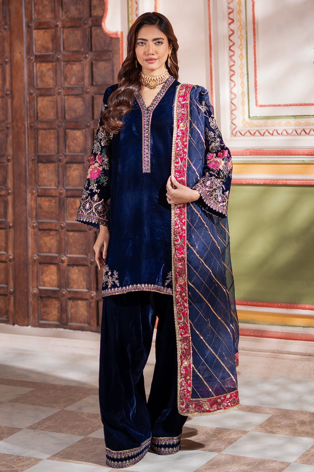 Charizma | Signora Velvet | CVT4-21 by Charizma - Designer Dress - Type: Ladies Clothes - Available at Libayah - 100% Original