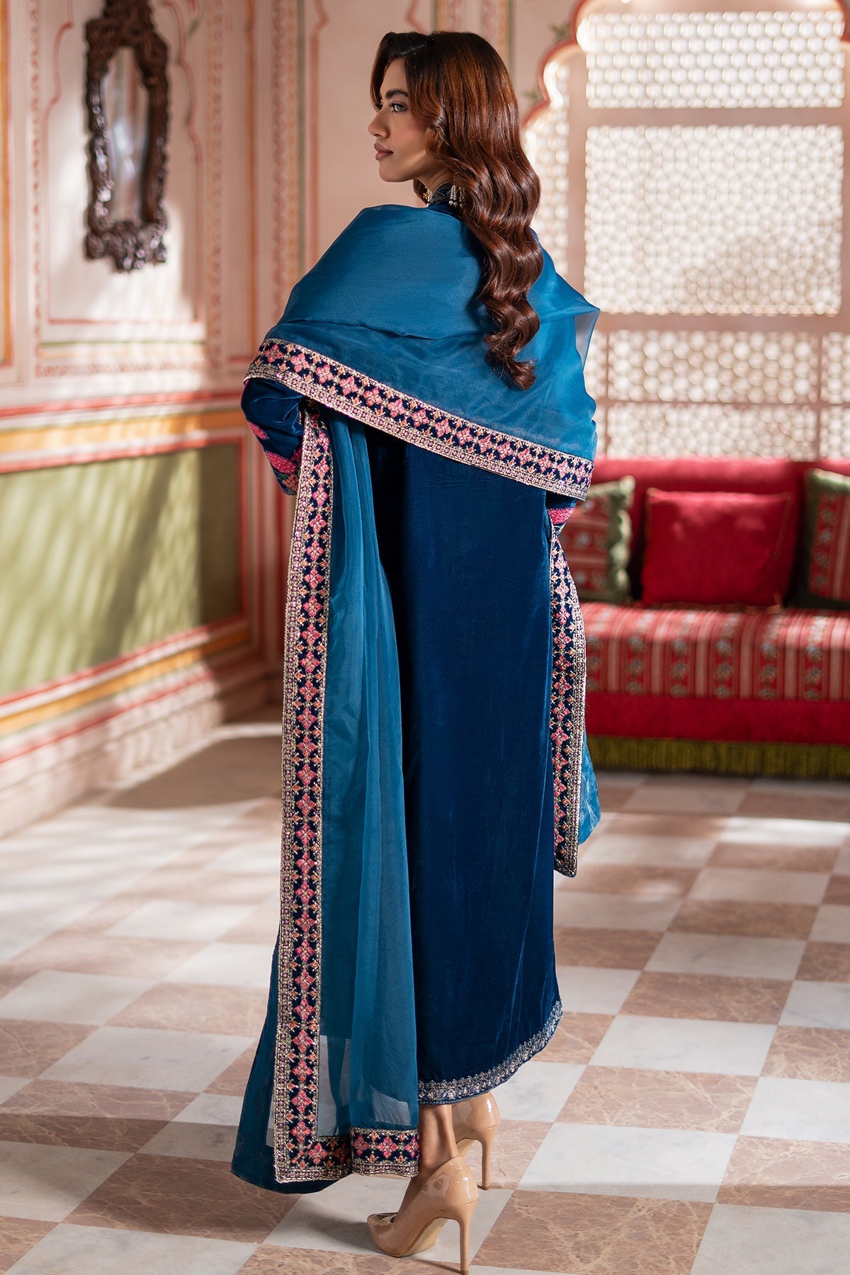 Charizma | Signora Velvet | CVT4-22 by Charizma - Designer Dress - Type: Ladies Clothes - Available at Libayah - 100% Original